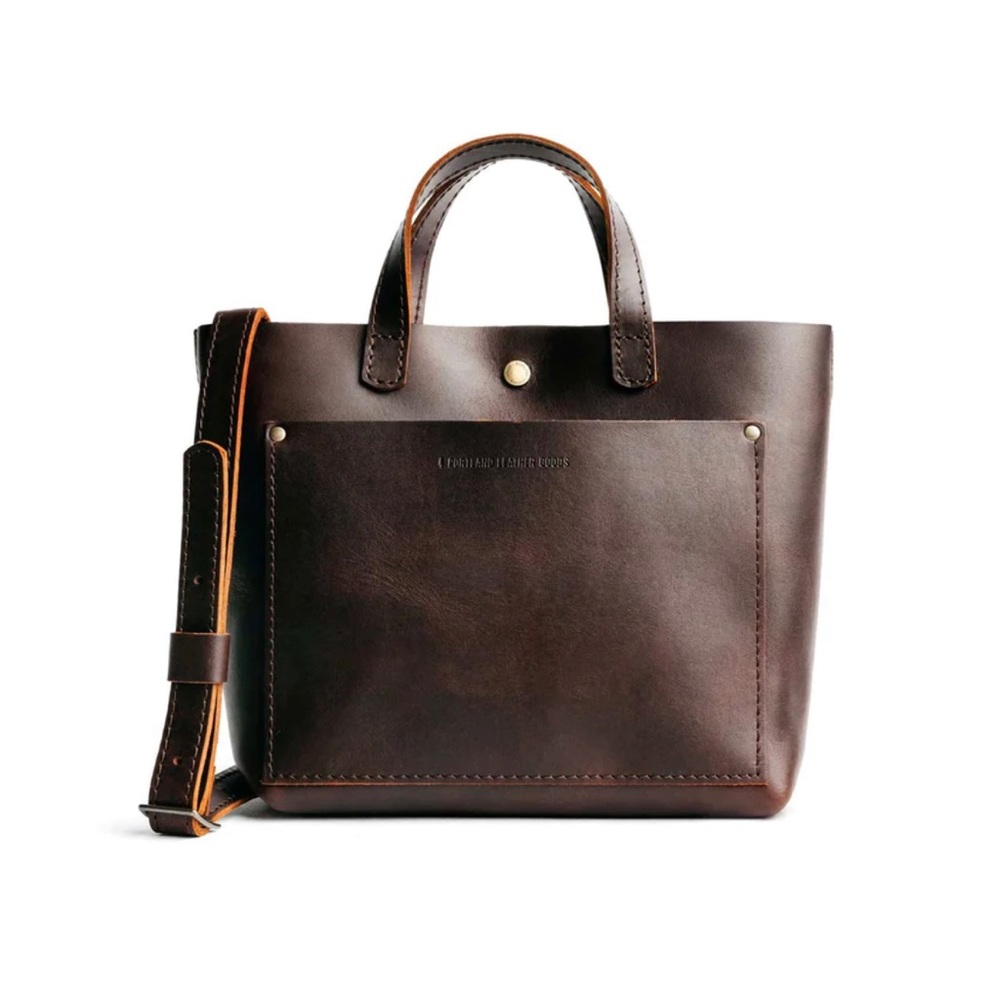 Portland Leather Goods Mini Crossbody Tote
